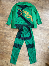 Boys Kids Ninjago Costume Ninja Roleplay Costume Fancydress Jumpsuit Size S 4/6