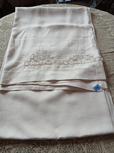 Antique irish linen - linen, sheet