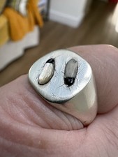 Stylish Silver Signet Ring