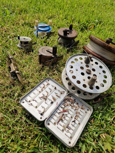 Vintage fly fishing reels - vintage, &
