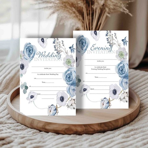 Wedding invitations blank - invitations,