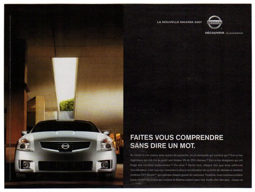 2007 nissan maxima vintage - maxima,