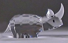 SWAROVSKI CRYSTAL RHINOCEROS / RHINO LARGE 117900 MINT BOXED RETIRED RARE