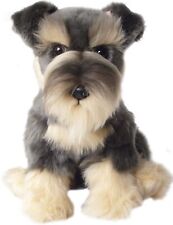 Schnauzer Plush Soft Toy Dog Teddy by Faithful Friends 23cmH. Puppy lovers gift