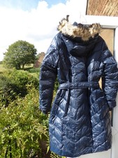 L 16-18 Tall Lands End down coat L  feather and down jacket cire down coat