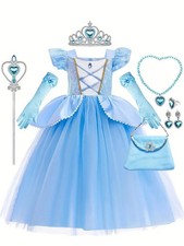 8PCS Girls Kids Cinderella