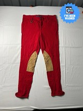 Ralph Lauren Womens Equestrian Trousers Red Size 6 Jodhpurs Horse Riding Pant