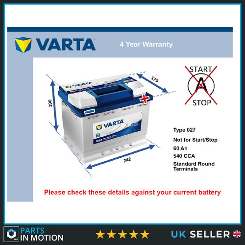 Battery fits honda civic - battery,