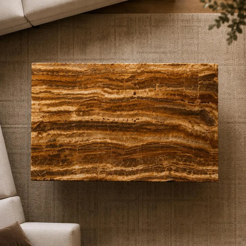 Brown onyx coffee - brown, table