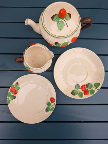 Vintage mid century strawberry - mid-century,