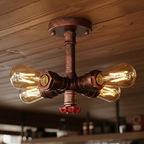 Industrial pipe ceiling light - pipe,