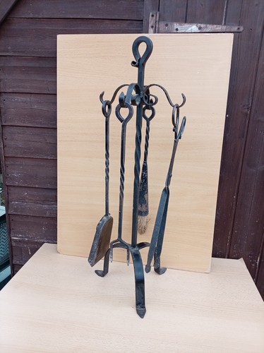 Vintage wrought iron - wrought, fireside