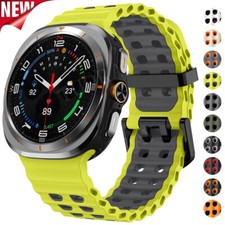NEW For Samsung Galaxy Watch Ultra 47mm Smartwatch Silicone Band Strap Bracelet
