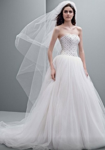 White vera wang - white, bling