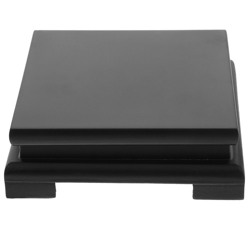 Square wooden plinth base - square,