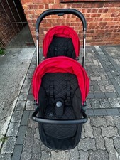 Icandy Orange Double Pram