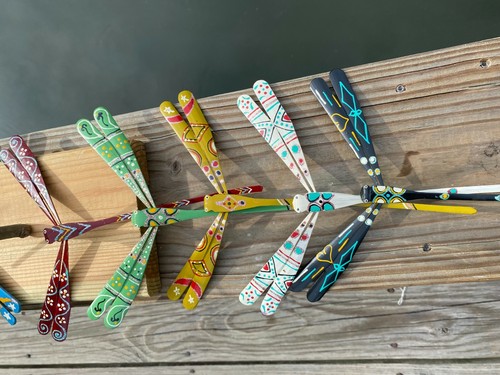Bamboo dragonfly dragonflies - bamboo, dragonfly,