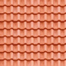 Dolls House Roof Tiles Terracotta Shingles Slates Miniature Print Roofing Sheet