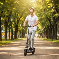 Folding electric scooter with - folding,