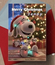 Personalised Santa Snoopy