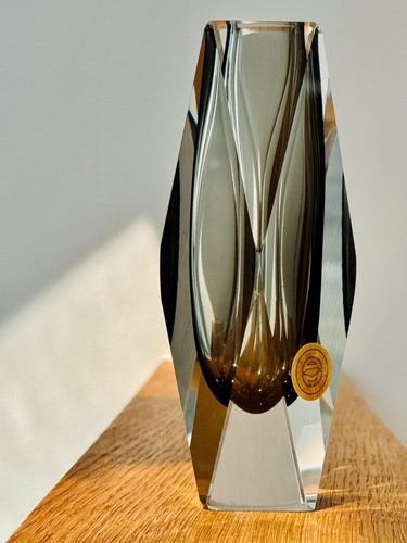 1960s faceted murano - faceted,
