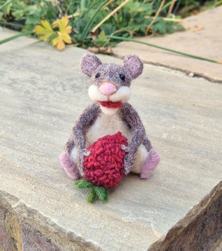 Needle felt felted - felted, felting