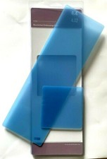 QuicKutz Lifestyle Crafts REVOLUTION EMBOSSING MATS -Set of 2, 4 x12 & 4 x4