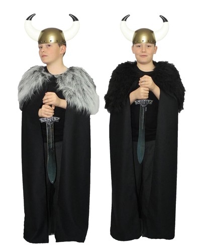 Childs viking cape - cape, horned