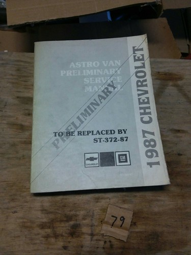Oem 1987 chevrolet astro - oem,