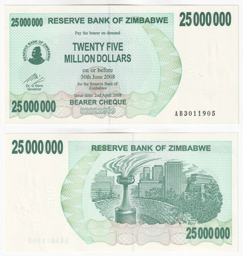 Zimbabwe million dollars - zimbabwe,