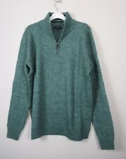 Weird Fish mens Helmsdale Eco 1/4 Zip Jumper Ivy Green Size s - XXL New RRP £60