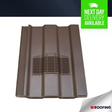Square Top Large Vent - Brown