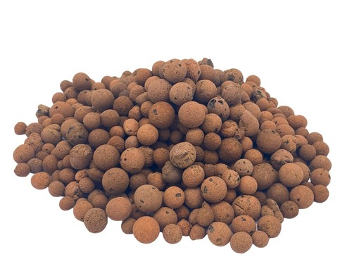 Expanded clay leca pebbles - expanded,
