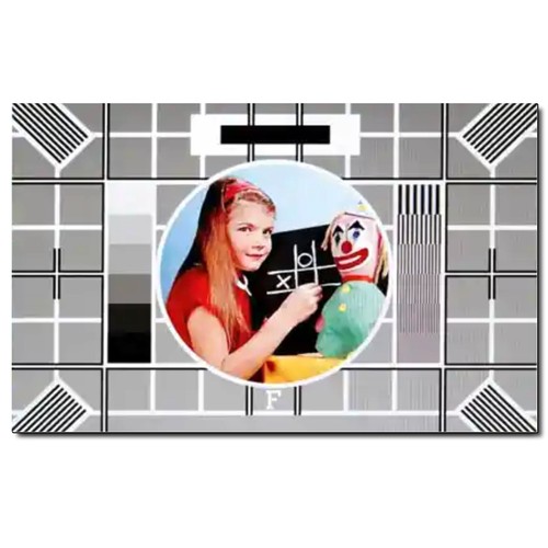 Retro nostalgia bbc test card - nostalgia,