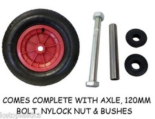 16" RED pneumatic wheelbarrow