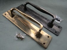 Door handle plate victorian - handle,