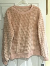 FLUFFY PEARL EMBELLISHED JUMPER LARGE