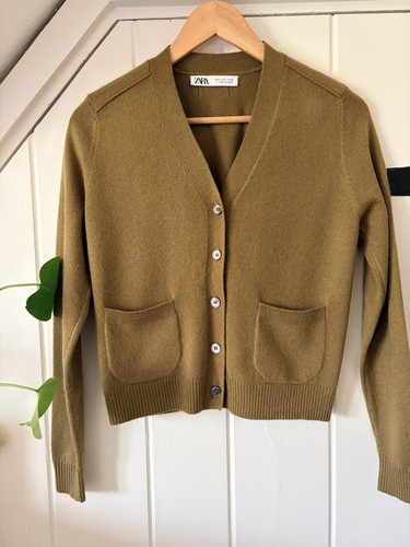 Zara pure wool - olive, green