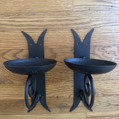 Vtg wrought iron wall - iron,