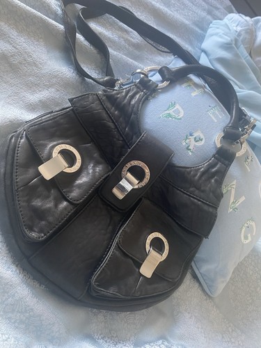 100 black leather - bag, is