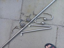 Half Bay Window Curtain Pole Set