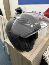 Used Open Face Helmet For Bike, Good For Delivery Driver