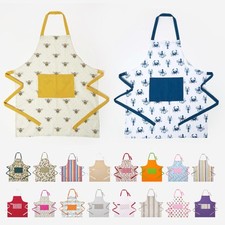 100 cotton aprons with pocket - cotton,