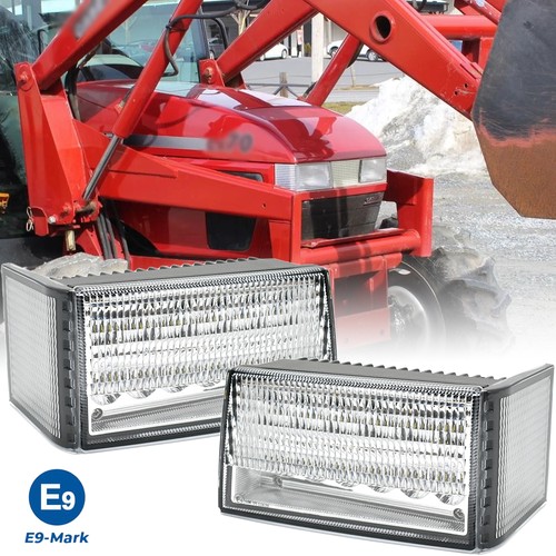 Pair led headlight for case - for, ih