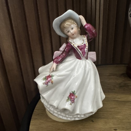 Porcelain victorian lady - porcelain,