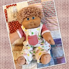 Cute Jesmar Vintage Cabbage Patch Kids Girl Doll Pink Champagne Blue Eye HM3 TLC