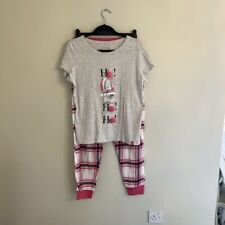Women's Tatty Teddy Christmas Pj Set - Size 12/14
