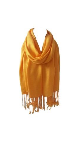 Pashmina plain scarf shawl - ,