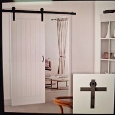 Single Sliding Door And Black Barn Latch, 1981x686mm. 