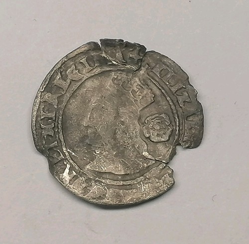 Silver threepence of - silver,
